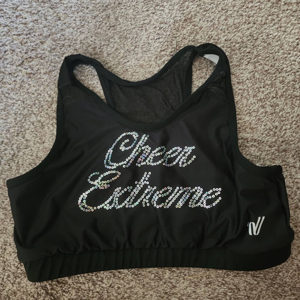 Black Women's Sports Bra